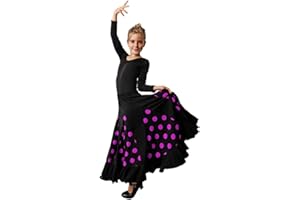 Dysmad Costumizate! Falda de Flamenco para niñas. Flada con un Volante y Lunares con Colores a Elegir.
