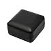 Produktbild Portable LED Beleuchtung Schmuck Ehering PU Geschenk Storage Box Etui (schwarz)
