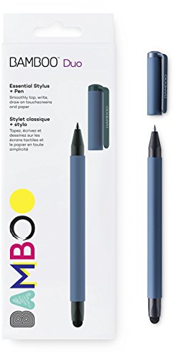 Bamboo Duo CS-191 kapazitiver Stylus (4. Generation, mit Kugelschreibermiene, geeignet für iPad und iPhone) blau - 3