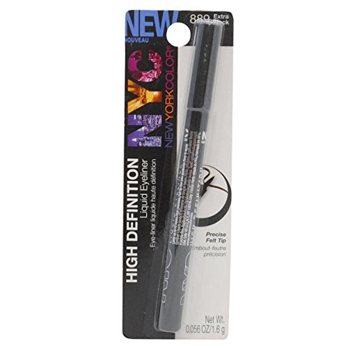 NYC High Definition Liquid Eyeliner - Extra Black