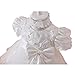 Wawoo®Infant Christening Gowns Toddler Baby Girls Birthday Dress White Cotton Lined Clothes Princess Party Dress 0-24 Month
