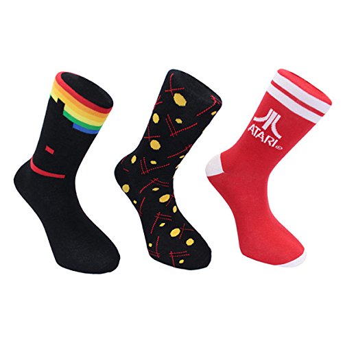 Atari Official Socks (3 Pairs) for Adults - High Quality