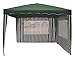 Produktbild Profiline 2er Set Pavillon Seitenteile für 300 x 300 Pavillon, grün / weiß gestreift mit Fenster, Polyester, 452328