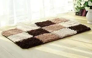 VIHS Polyester Blend Bedside Runner Carpet Mat for Bedroom and Living Room-Multi3