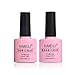 AIMEILI Soak Off UV LED Gel Nail Polish - Base and Top Coat Kit Set 10ml