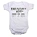 Baby Grow Body Suit Back to the future inspired 30th Anniversary The future is here Oct 21st 2015 (9-12)