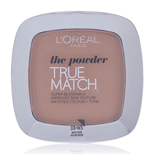L'Oreal Paris True Match Powder W3 - 9 g, Golden Beige