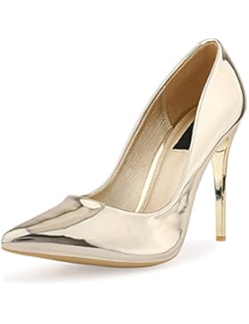 best-boots Damen Pumps Stieletto High Heels in Lack