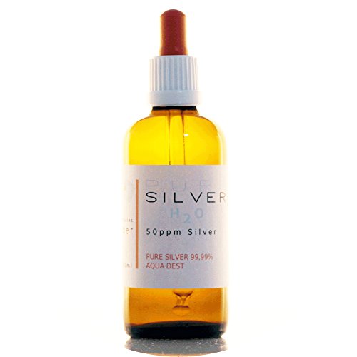 PureSilverH2O 1100ml kolloidales Silber (2x 500ml/25ppm) + Pipettenflasche (100ml/50ppm) Reinheit & Qualität seit 2012