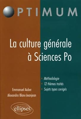 Epreuve culture générale à l'entrée de sciences PO