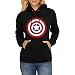 Fanideaz Womens Fullsleeve Cotton Captain America Premium Hoodies Sweatshirt Pullover RS.995.00