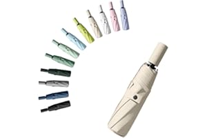 erised's bifrost Portátil Paraguas plegable de viaje Mango de apertura/cierre automático Capa de revestimiento/Protección UV anti UPF 50 99,9% compacto Paraguas de golf Hombres Mujeres Niños