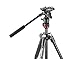 Manfrotto MVKBFR-LIVE Kit Befree Live con Testa Fluida, Nero