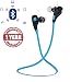 Lenovo K6 Power Compatible Certified QS-811 Bluetooth Headphones with Mic (High Treble and Bass Sound) with Calling Functions ( Blue ) RS.589.00