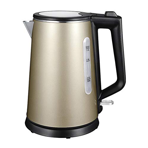 ANLEI Bouilloire lectrique RH-1010 Bouilloire lectrique en Acier Inoxydable Petite Capacit 1L 1000W Arrt Automatique Empcher L'bullition du Systme De Protection  Sec