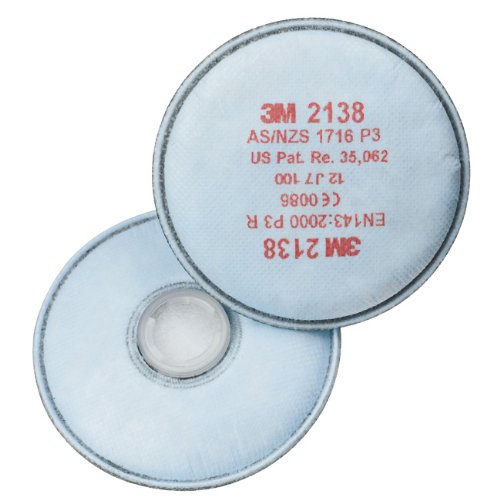 3M-Bajonett-Partikelfilter 2138, 2 Stück