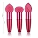 Imported Set of 3 Foundation Makeup Sponge Brush Make Up Powder Puff Kit -Rose Red RS.275.00