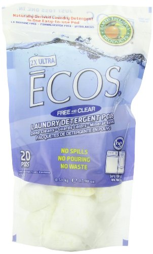 Earth Friendly Products ECOS Laundry Detergent Pods 20 tablet x 1