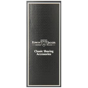 Edwin Jagger Best Badger Hair Shaving Brush with Drip Stand - Medium, Imitation Ebony - Image 2
