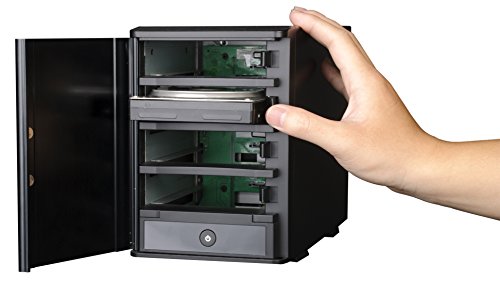 SilverStone SST-TS431S – Mini SAS Externes Festplatten-Gehäuse für 4 x 3,5″ SAS/SATA-HDDs oder SSDs mit integriertem Netzteil und 2 x 60 mm-Lüftern, schwarz - 9