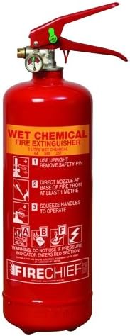 2 Litre Wet Chemical Fire Extinguisher for Class F Deep Fat Fryer Fires