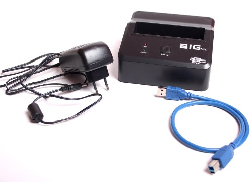 BIGtec USB 3.0 Super Speed up to 5Gbps Docking Station QuickPort für 2,5″ / 3,5″ SATA S-ATA HDD Festplatten mit Backup Funktion letsBFI - 3