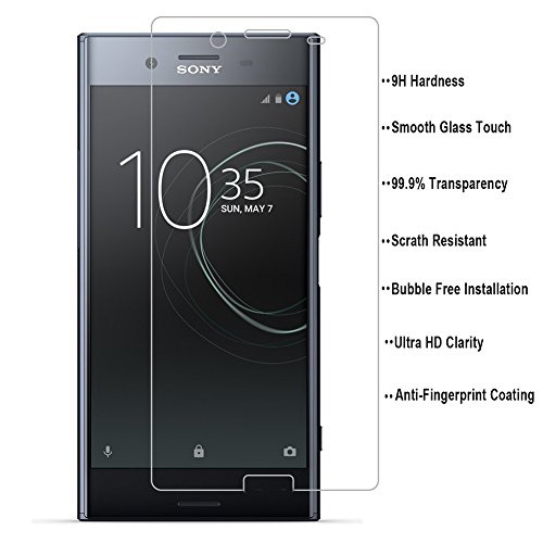 MaxKu Sony Xperia XZ Premium Schutzfolie, [2 Stück] Glasfolie Hartglas 9H Hardness Panzerglas Displayschutz Anti-Kratz Displayschutz für Sony Xperia XZ Premium - 4