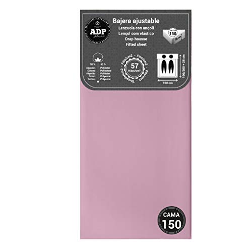 ADP Home - Bajera ajustable (para cama de 150 cm), lila