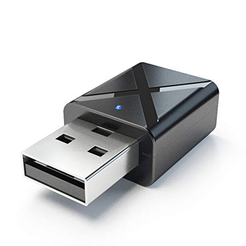 ROKOO Wireless Bluetooth 5.0 Transmitter Receiver Mini Stereo Adapter for Car Music TV CD Player