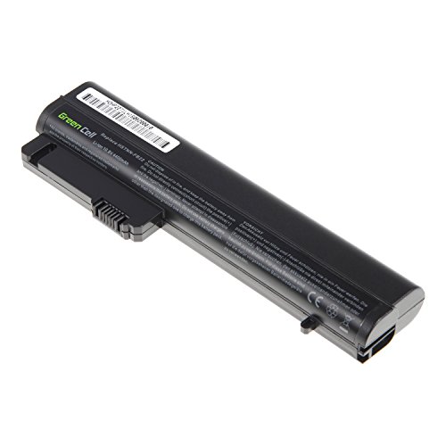 Green Cell® Standard Serie MS06 MS06XL Laptop Akku für HP EliteBook 2530p 2540p | HP Compaq 2510p nc2400 nc2410 (6 Zellen 4400mAh 10.8V Schwarz) - 3