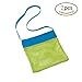 Produktbild Mesh Strandtasche Strand Sandy Spielzeug Sammeln Taschen Sand Weg Strandtasche für Kinder Baby 2 stücke