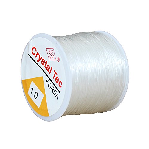 Cristal Cuerdas Transparente El  stico Cordeles para Brazalete Collar    1mm 