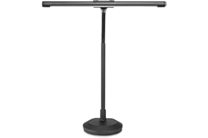Gravity LED PLT 2B - Lampe de table et de piano à LED avec variateur et sortie de charge USB