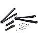 Rider Rear Passenger Footrests Foot Pegs Motor Foot Rests 2PCS Fit For Yamaha YZF-R1 2004 2005 2006 2007 2008