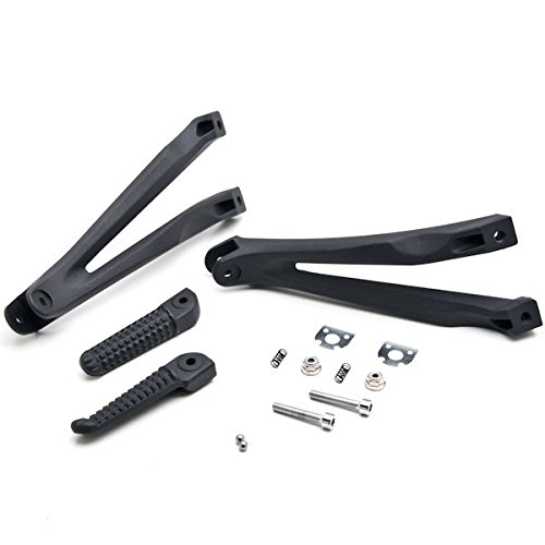 Rider Rear Passenger Footrests Foot Pegs Motor Foot Rests 2PCS Fit For Yamaha YZF-R1 2004 2005 2006 2007 2008
