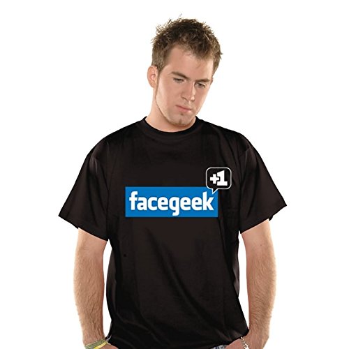 Preisvergleich Produktbild Geekwear T-Shirt Facegeek Größe S (HEO)