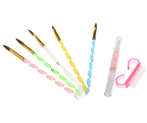 Nagel Art Acryl UV Gel Bürsten Pinsel Maniküre Werkzeug Bausatz Set 18 Tlg - 3