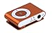 Produktbild MOKE MP3 player ideal zum laufen soprt jogging ,leichtgewicht,clip befestigung,inklusive Kopfhörer und USB Ladekabel-Orange(KEINE SPEICHER- / Sd-Karte)