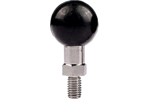 Asudaro Cabeza De Bola RAM, Adaptador Para Bolas RAM Cabeza De Bola De Tornillo De Espejo Retrovisor De Coche Eléctrico Con Perno Roscado M8 X 1,25, M10 X 1,25 Rótula
