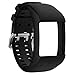 Produktbild Liqiqi für Polar M600 Soft Fitness Strap Silikon Gummi Watch Band Wrist Strap für Polar M600 Fitness Uhr Schwarz