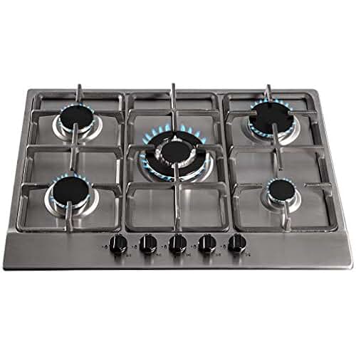 Amazon.co.uk 5 ring gas hob