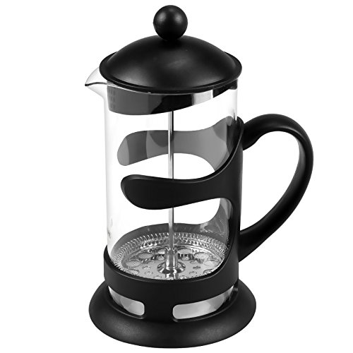 Teamyy Franzsisch-Art Kaffeekanne Press Kaffee-Tee-Maschine 1000ml Kaffee Press Pot Edelstahl Glas Material DE