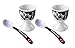 Produktbild Eintracht Frankfurt Eierbecher Set, 2 Eierbecher, 2 Eierlöffel