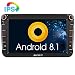Produktbild Pumpkin Android 8.1 Autoradio Radio für VW mit Navi Unterstützt Bluetooth DAB + USB Android Auto WLAN 4G MicroSD IPS Bildschirm 8 Zoll 2 Din