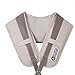 Produktbild CFZHANGNackenmassagegeräT,Massage Schal Hals Und Schulter Massager Sable Kabelloses Schulter MassagegeräT Shiatsu MassagegeräT FüR Hals Zuhause BüRo Auto , Light gray