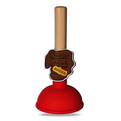 Preisvergleich Produktbild HC-Handel 922625 Spardose "Saugglocke" Pümpel Kunststoff 30 cm