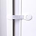 10pcs Portable Multi-functional Baby Infant Child Kids Adhesive Safety Locks Latches Door Cupboard Cabinet Fridge Drawer Locks (White)
