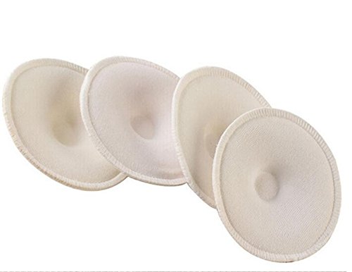12 PCS Cotton Washable Breast Nursing Pads Flannel Reusable Comfy Breastfeeding