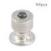 Produktbild 100 Stücke 8mm Metall Winterschraube Auto Auto SUV ATV Anti-Slip Schraube Bolzen Rad Reifen Schnee Reifen Spikes Trim Auto Zubehör farbe: Grau