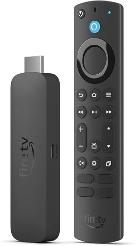 Certified and Refurbished Amazon Fire TV Stick 4K Max, Supports Wi-Fi 6E Streaming Ambient TV